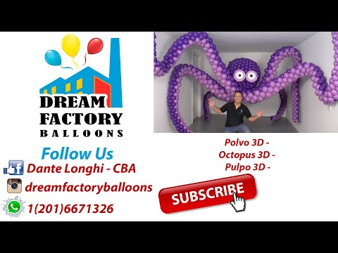 Polvo 3D / Octopus 3D / Pulpo 3D