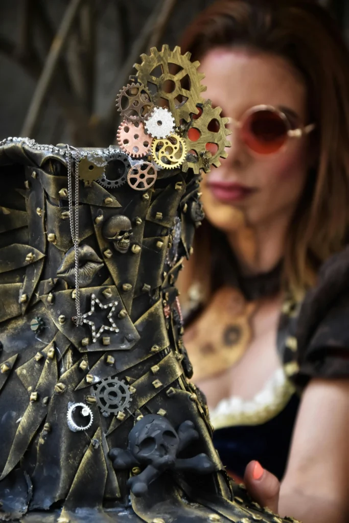 traje steampunk mujer